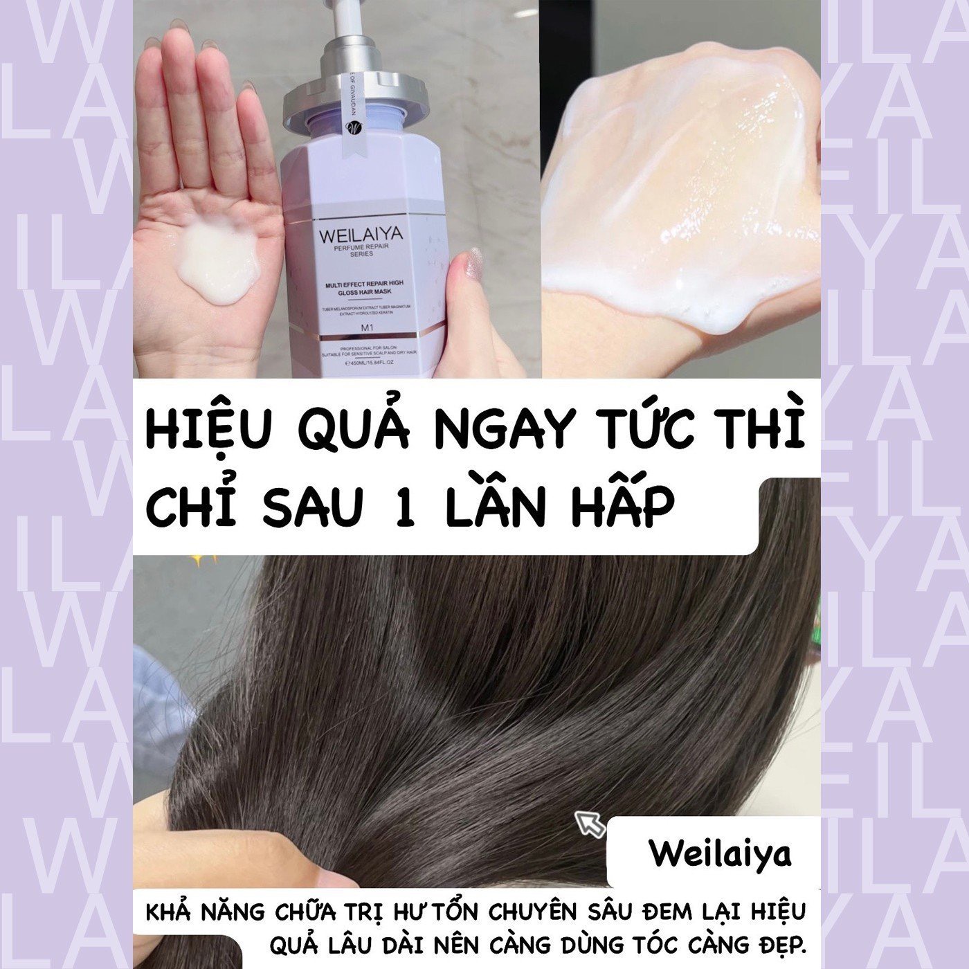 Hiệu quả của hấp tóc Weilaiya đa tầng